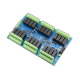 24-Channel DPDT Signal Relay Controller + 8 GPIO with I2C Interface